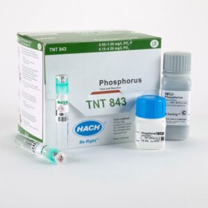 HACH TNT843 Phosphorus TNTplus vial close-up